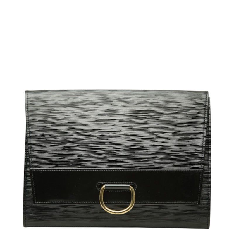 Louis Vuitton Epi Iena Clutch Noir Black Leather