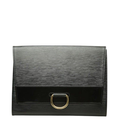 Louis Vuitton Epi Iena Clutch Noir Black Leather