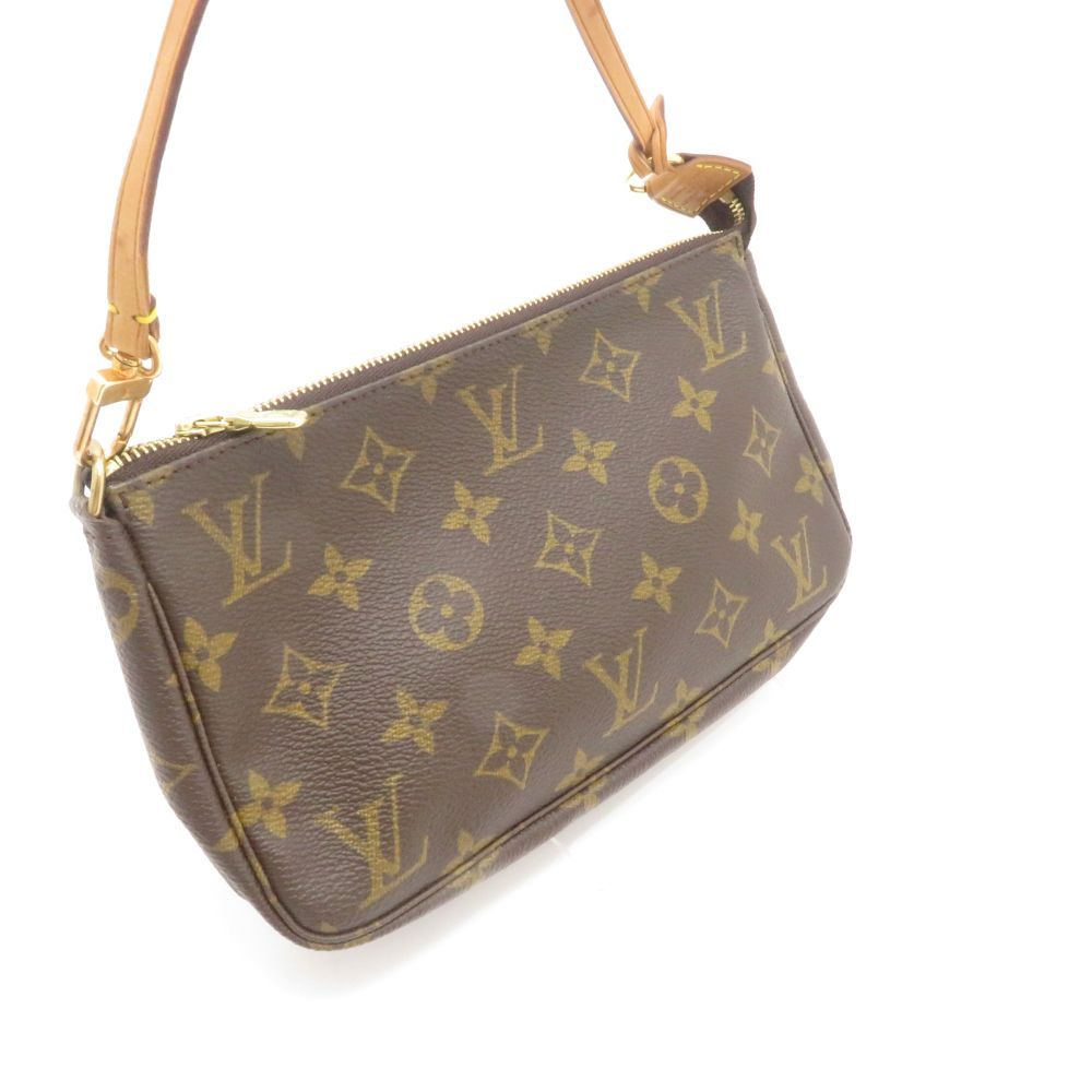 Louis Vuitton Pochette Accessoires Monogram Handbag Canvas — view 2