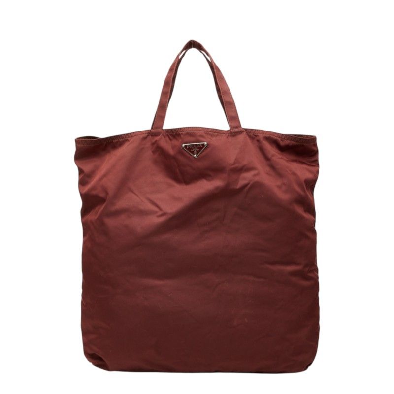 Prada Tessuto Robot Tote Bordeaux Nylon