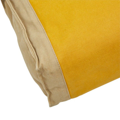 Hermes Tapidocell Clutch Yellow Beige Canvas — view 5