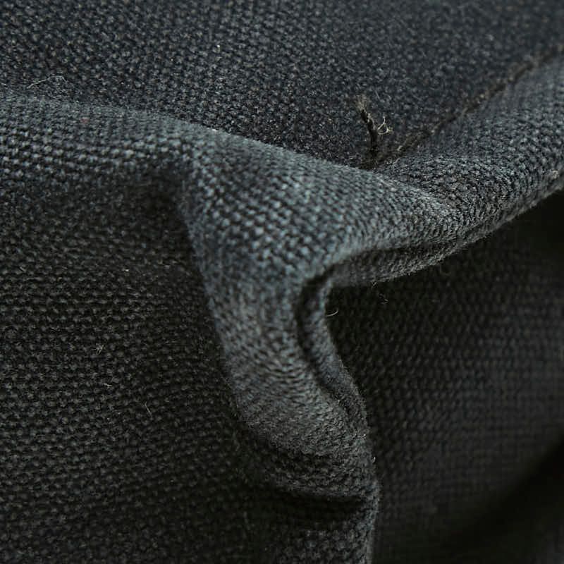 Hermes Deauville Pouch Case Black Cotton — view 4
