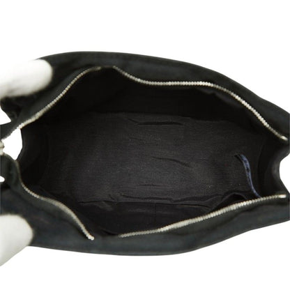 Hermes Deauville Pouch Case Black Cotton — view 8