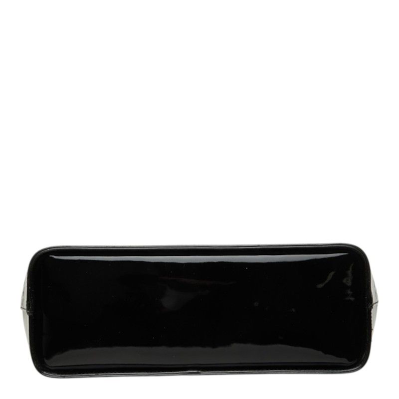 Versace Sunburst Handbag Black Gold Leather Patent — view 3