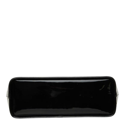Versace Sunburst Handbag Black Gold Leather Patent — view 3