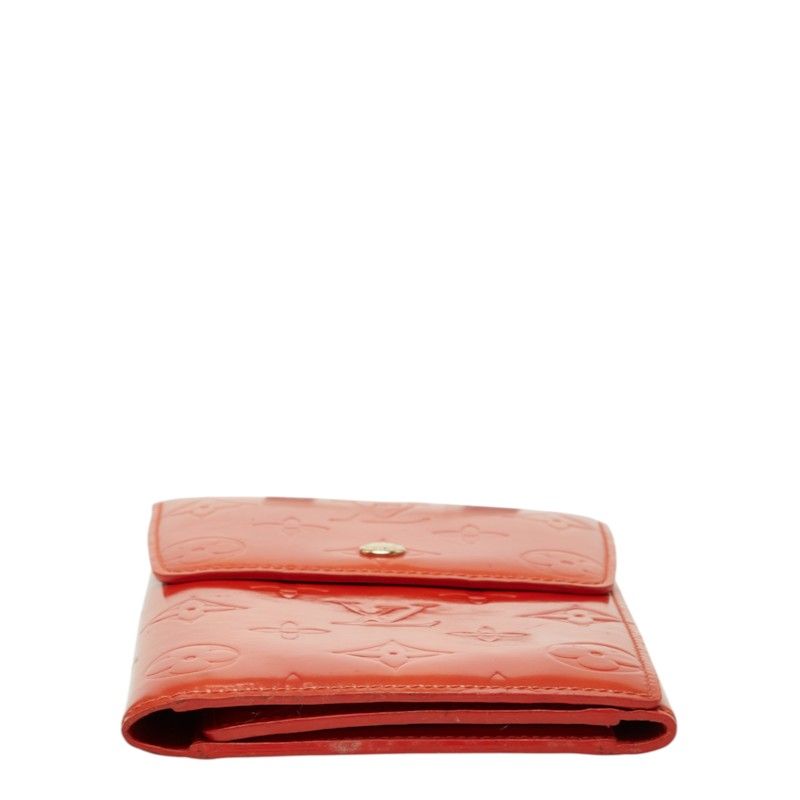 Louis Vuitton Monogram Vernis Walker Pochette Shoulder Bag Orange Leather — view 3