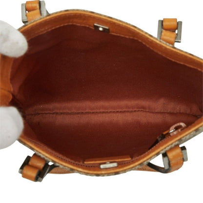 Gucci GG Supreme Handbag Mini Tote Beige Orange Leather — view 7
