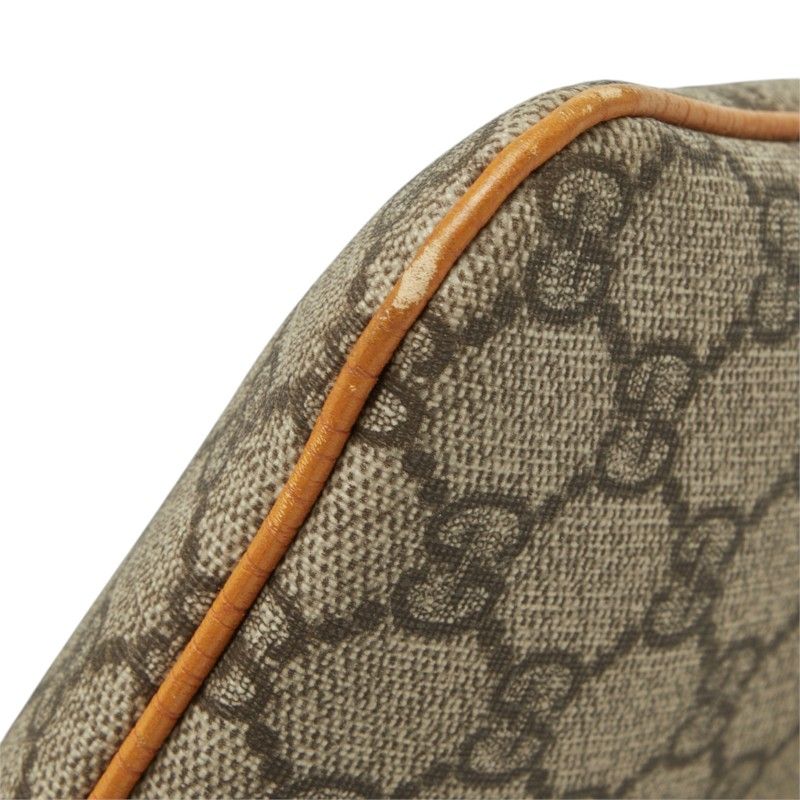 Gucci GG Supreme Handbag Mini Tote Beige Orange Leather — view 5