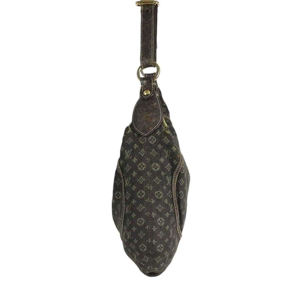 Louis Vuitton Shoulder Bag Manon MM Monogram Mini Lin Canvas Brown — view 2