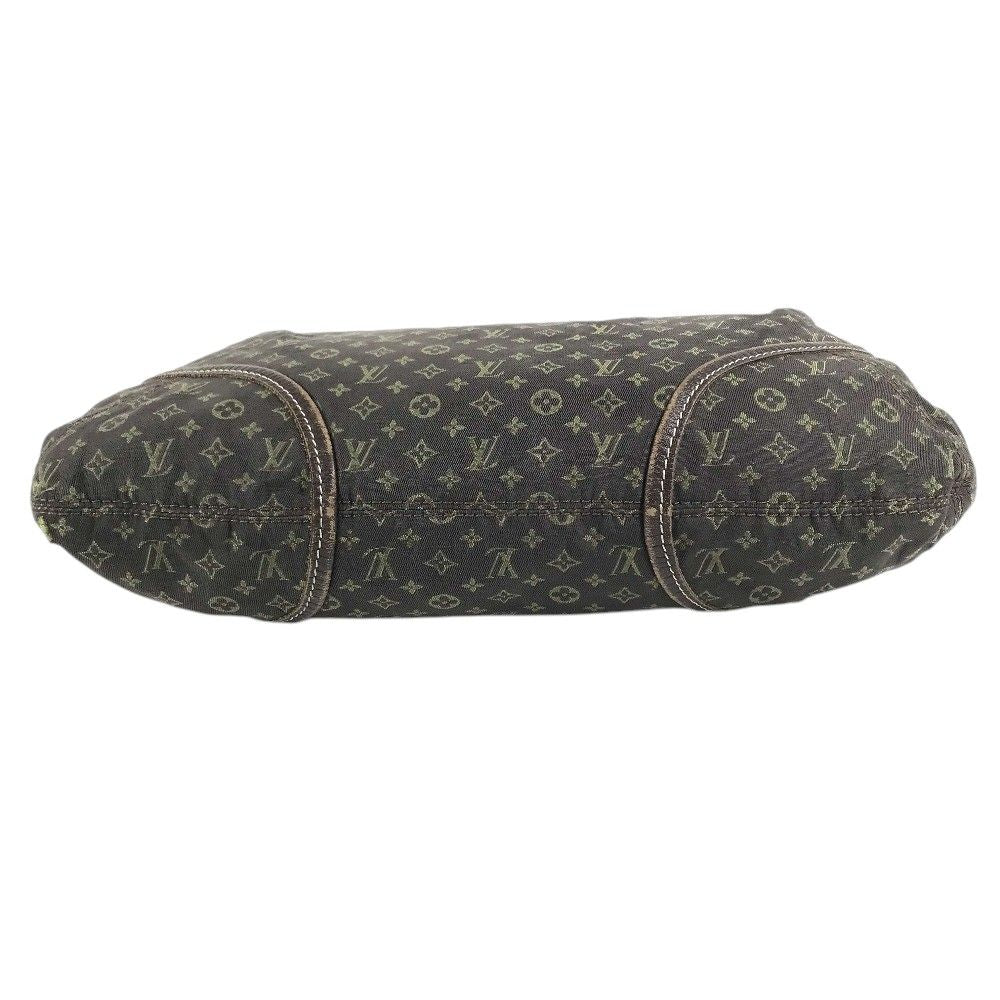 Louis Vuitton Shoulder Bag Manon MM Monogram Mini Lin Canvas Brown — view 4