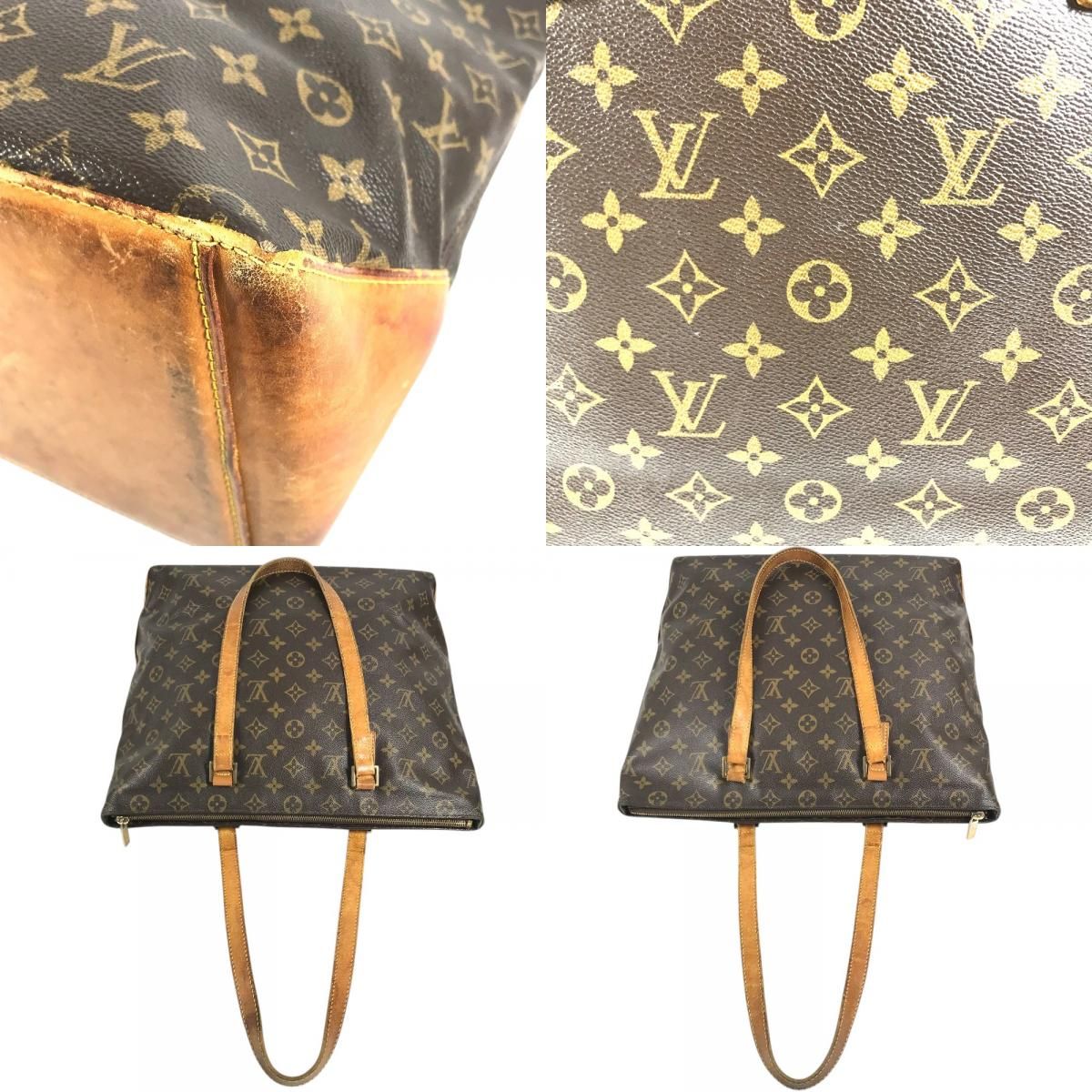 Louis Vuitton Shoulder Bag Cabas Alto Monogram Canvas Brown — view 7