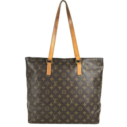 Louis Vuitton Shoulder Bag Cabas Alto Monogram Canvas Brown
