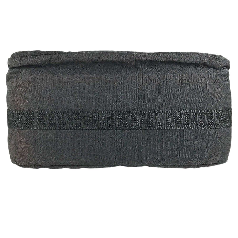 Fendi Boston Bag FF Logo Zucca Nylon Black — view 4