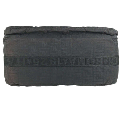 Fendi Boston Bag FF Logo Zucca Nylon Black — view 4