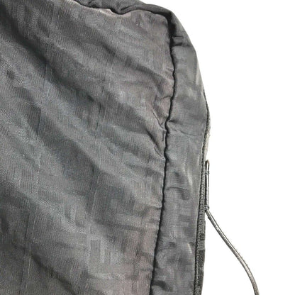 Fendi Boston Bag FF Logo Zucca Nylon Black — view 5