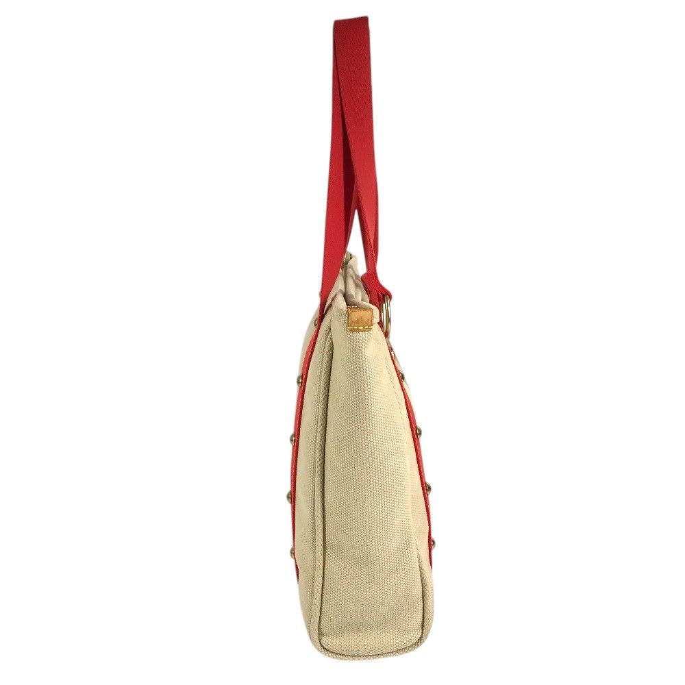 Louis Vuitton Shoulder Bag Cabas MM Antigua Canvas Beige — view 3