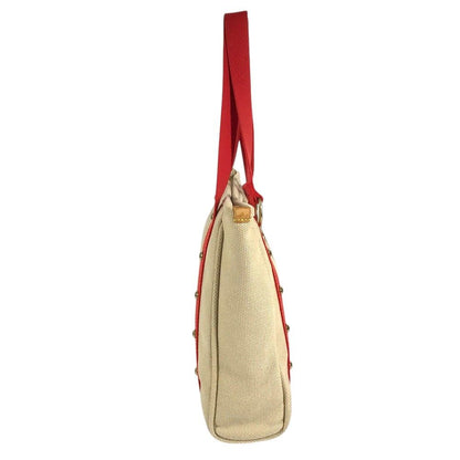 Louis Vuitton Shoulder Bag Cabas MM Antigua Canvas Beige — view 3