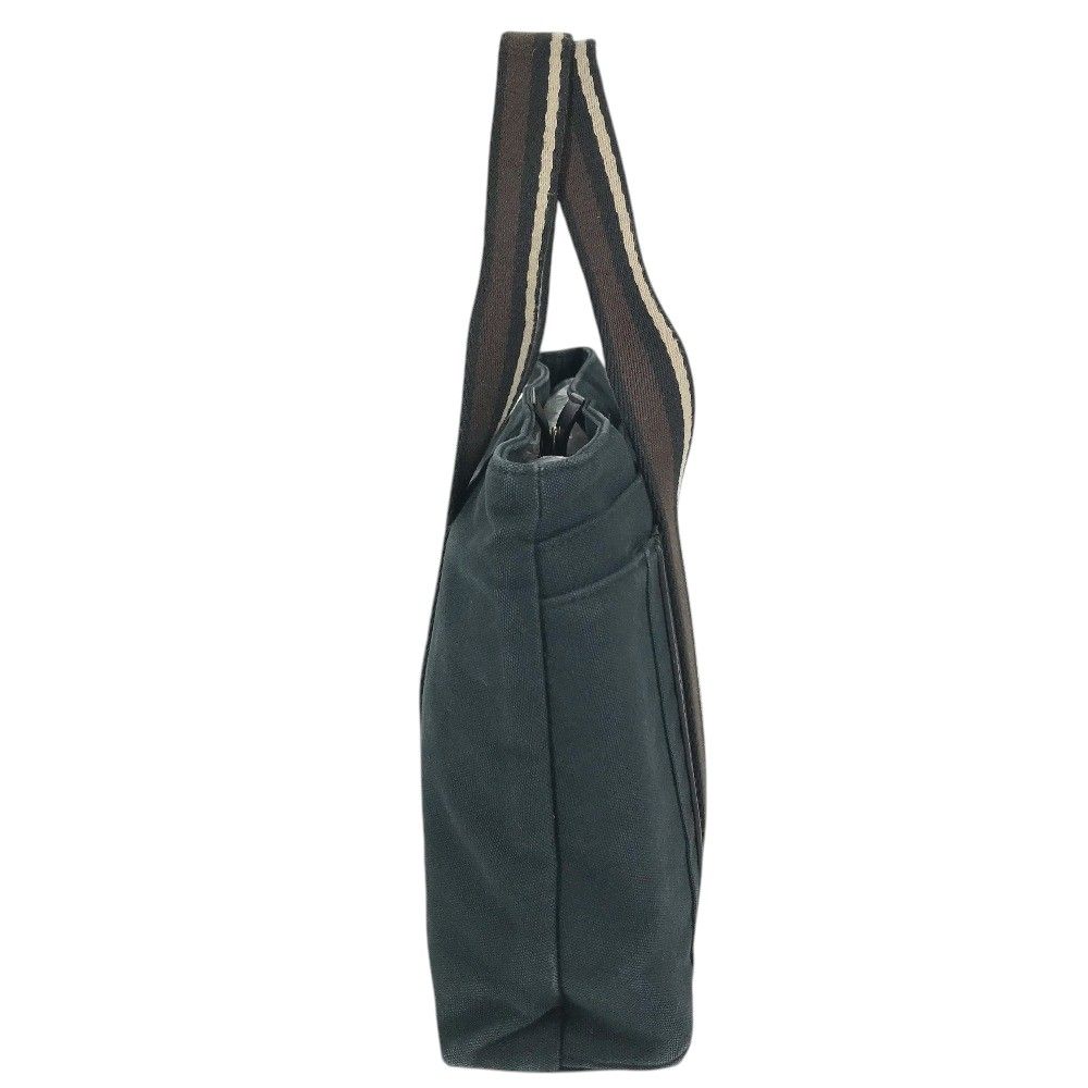 Hermes Tote Troca Horizon Dal PM Canvas Navy — view 3