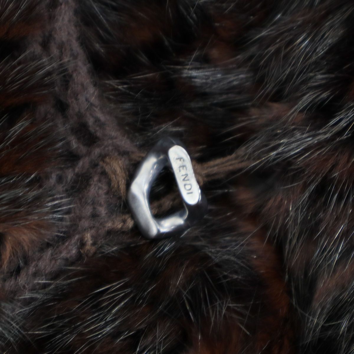 Fendi Cashmere Phar Lap Coat Brown 40 — view 7