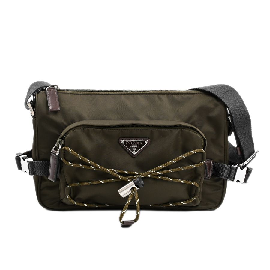 Prada Shoulder Bag Medium Re Nylonx Saffiano Leather