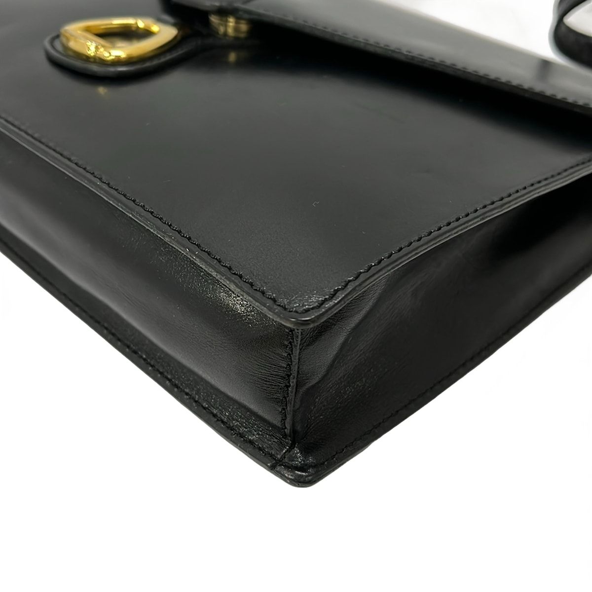 Celine Shoulder Bag Black Leather — view 6