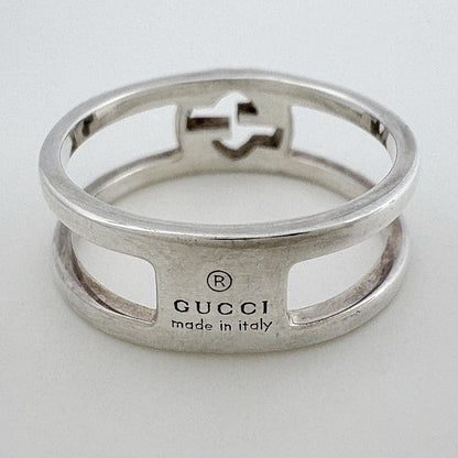 Gucci Ring Interlocking G 925 Sterling Silver — view 2