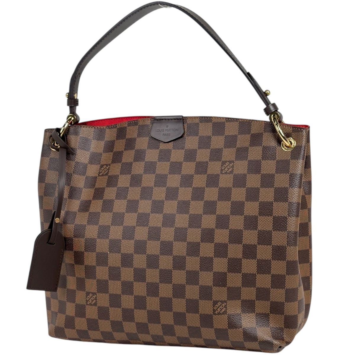 Louis Vuitton Graceful PM Shoulder Bag Damier Brown