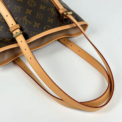 Louis Vuitton Bucket GM Tote Shoulder Bag Shape Monogram Brown — view 5