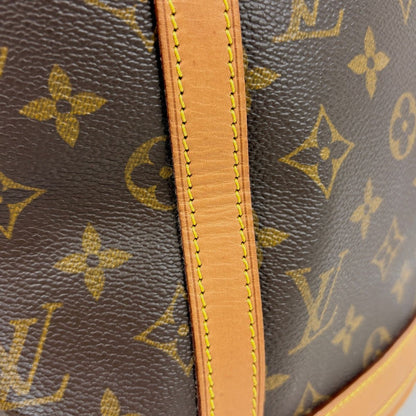 Louis Vuitton Bucket GM Tote Shoulder Bag Shape Monogram Brown — view 4