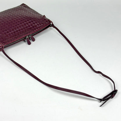 Bottega Veneta Shoulder Bag Intrecciato Leather Bordeaux — view 7