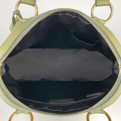 Saint Laurent Handbag Muse Patent Leather Green — view 7
