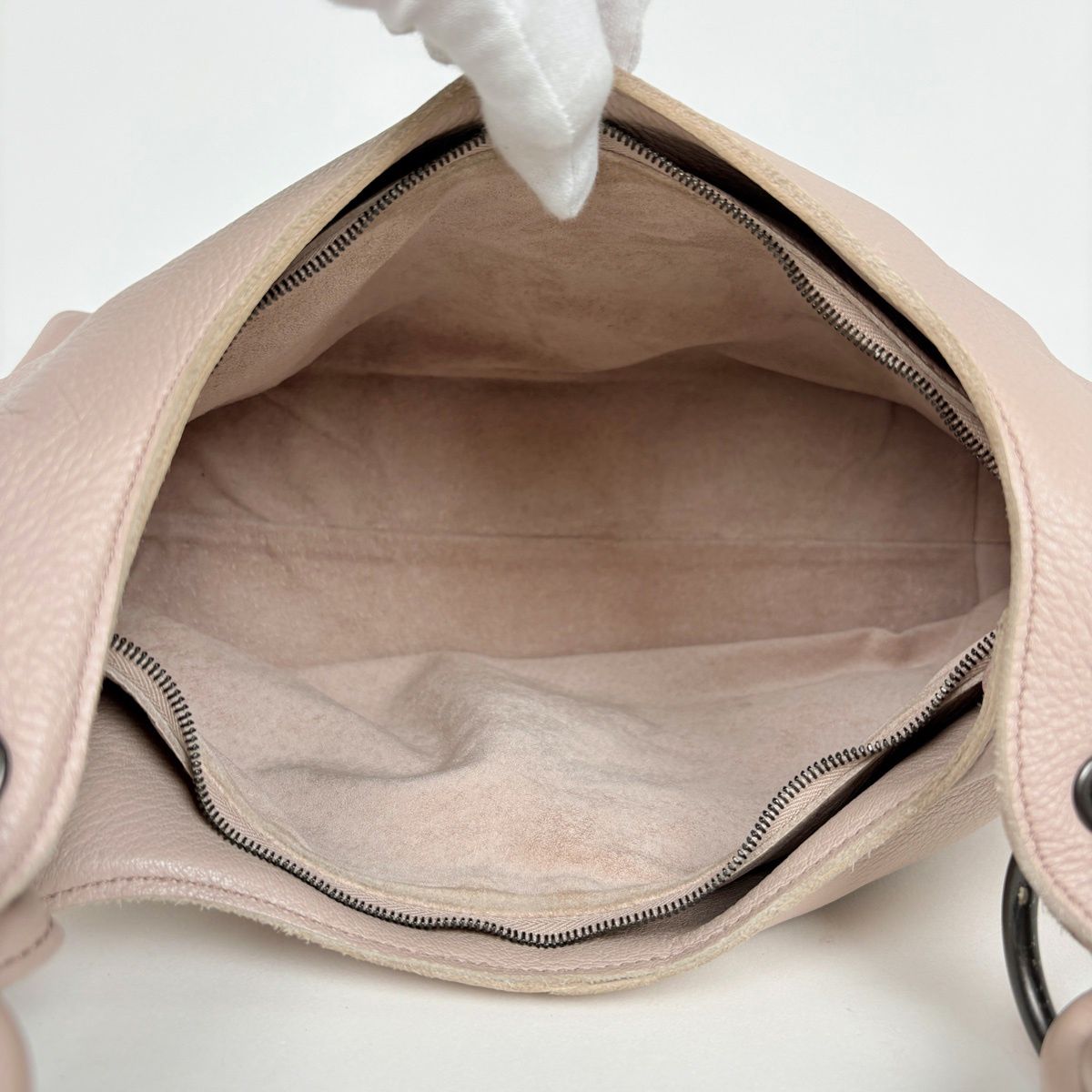 Bottega Veneta Shoulder Bag Leather Pink — view 8
