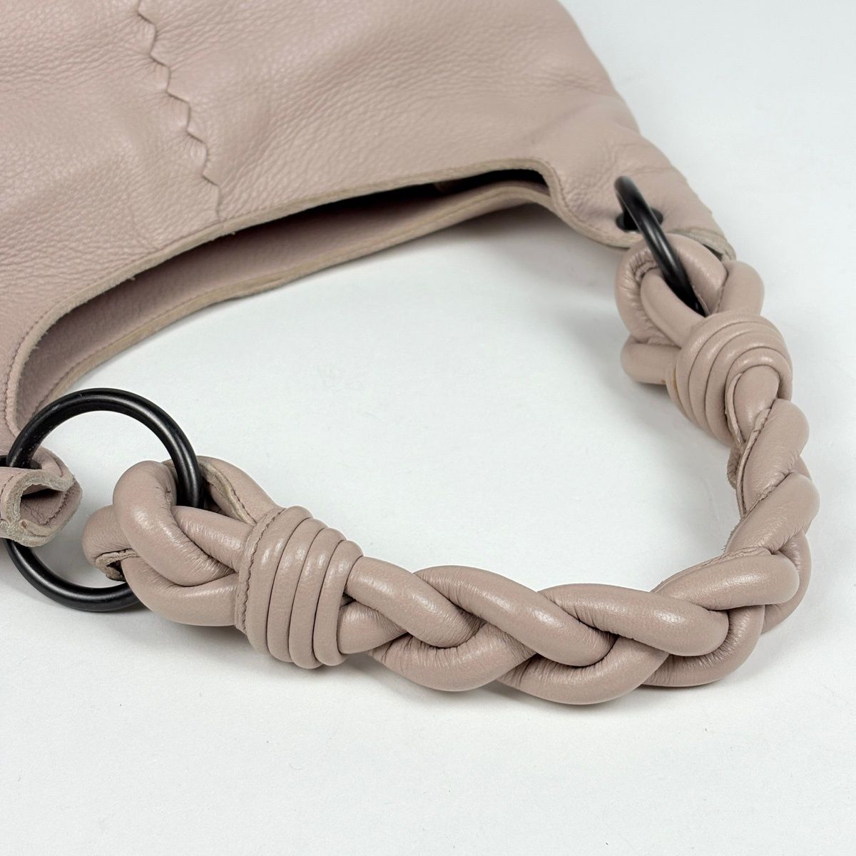 Bottega Veneta Shoulder Bag Leather Pink — view 6