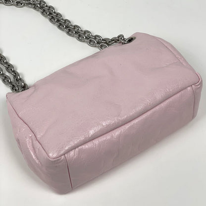 Balenciaga Shoulder Bag Monaco Leather Pink — view 2