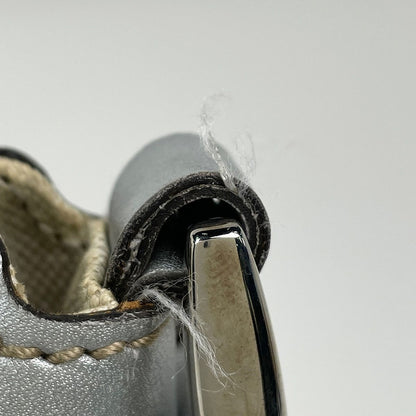 Gucci Shoulder Bag Guccissima Abbey Leather Silver — view 4