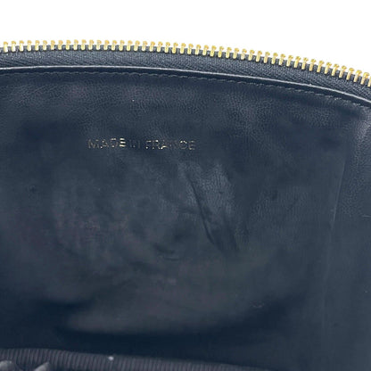 Chanel Makeup Pouch CC Logo Vanity Back Patent Leather Black — view 7