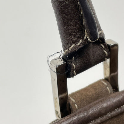 Loewe Handbag Amazona 28 Suede Brown — view 7