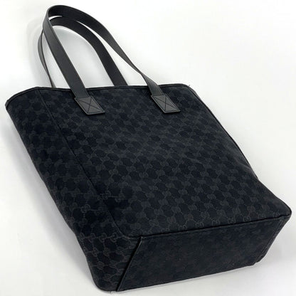 Gucci Tote GG Pattern Web Canvas Black — view 2