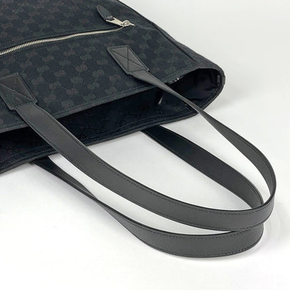 Gucci Tote GG Pattern Web Canvas Black — view 6