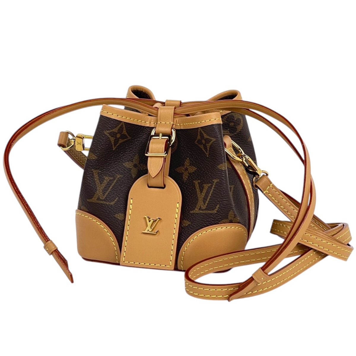 Louis Vuitton Noe Perth Shoulder Bag Monogram Brown