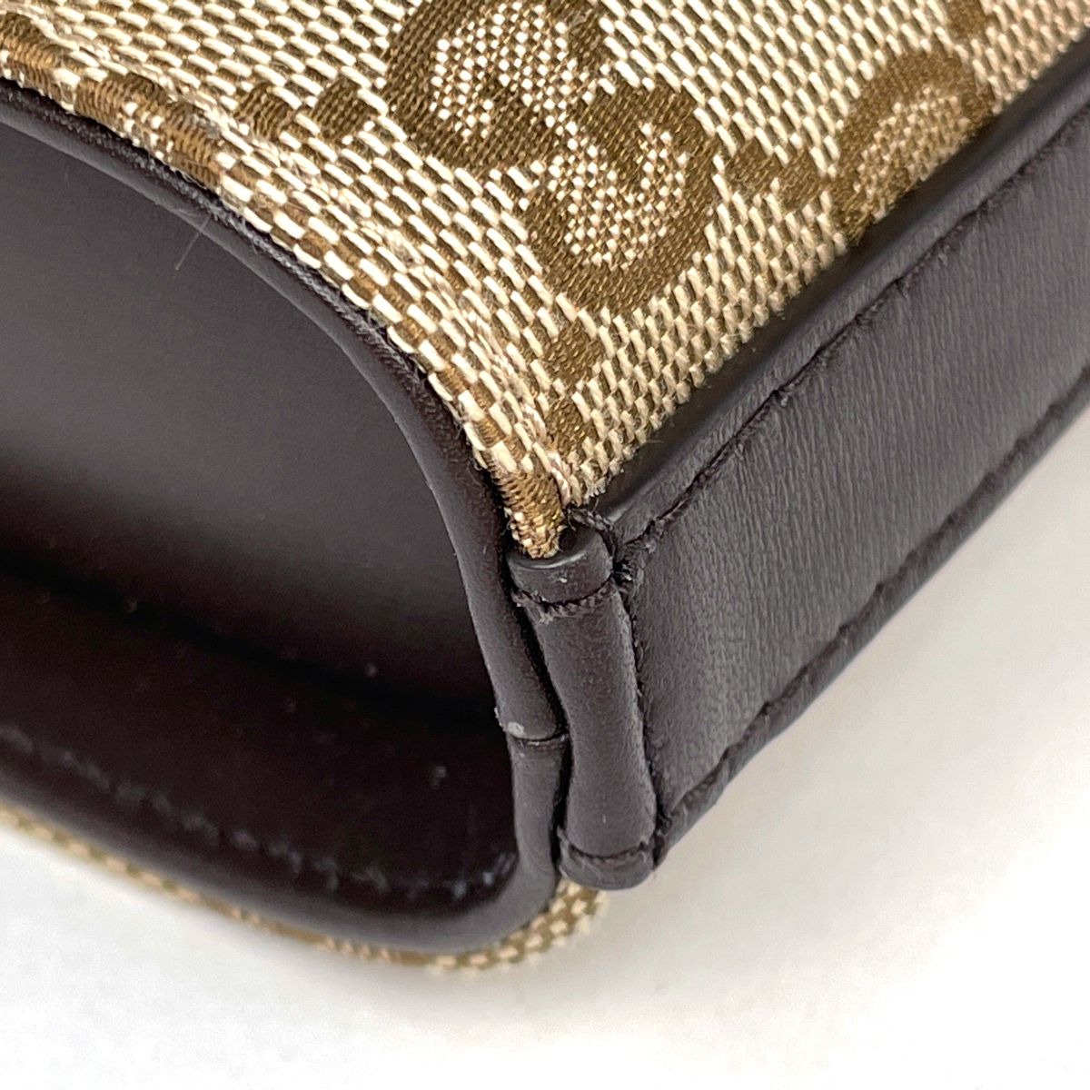 Gucci Shoulder Bag Mini Bucket GG Pattern Web Canvas Beige Brown — view 3