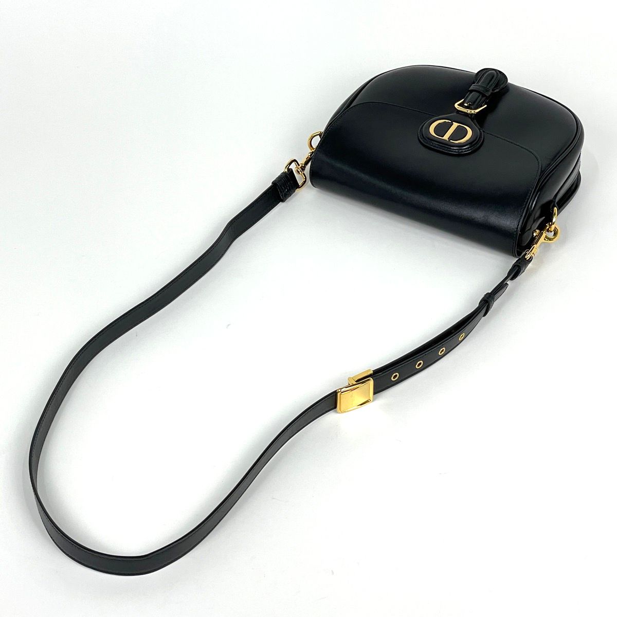 Dior Bobby Medium Shoulder Bag Leather Black — view 6