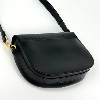 Dior Bobby Medium Shoulder Bag Leather Black — view 2