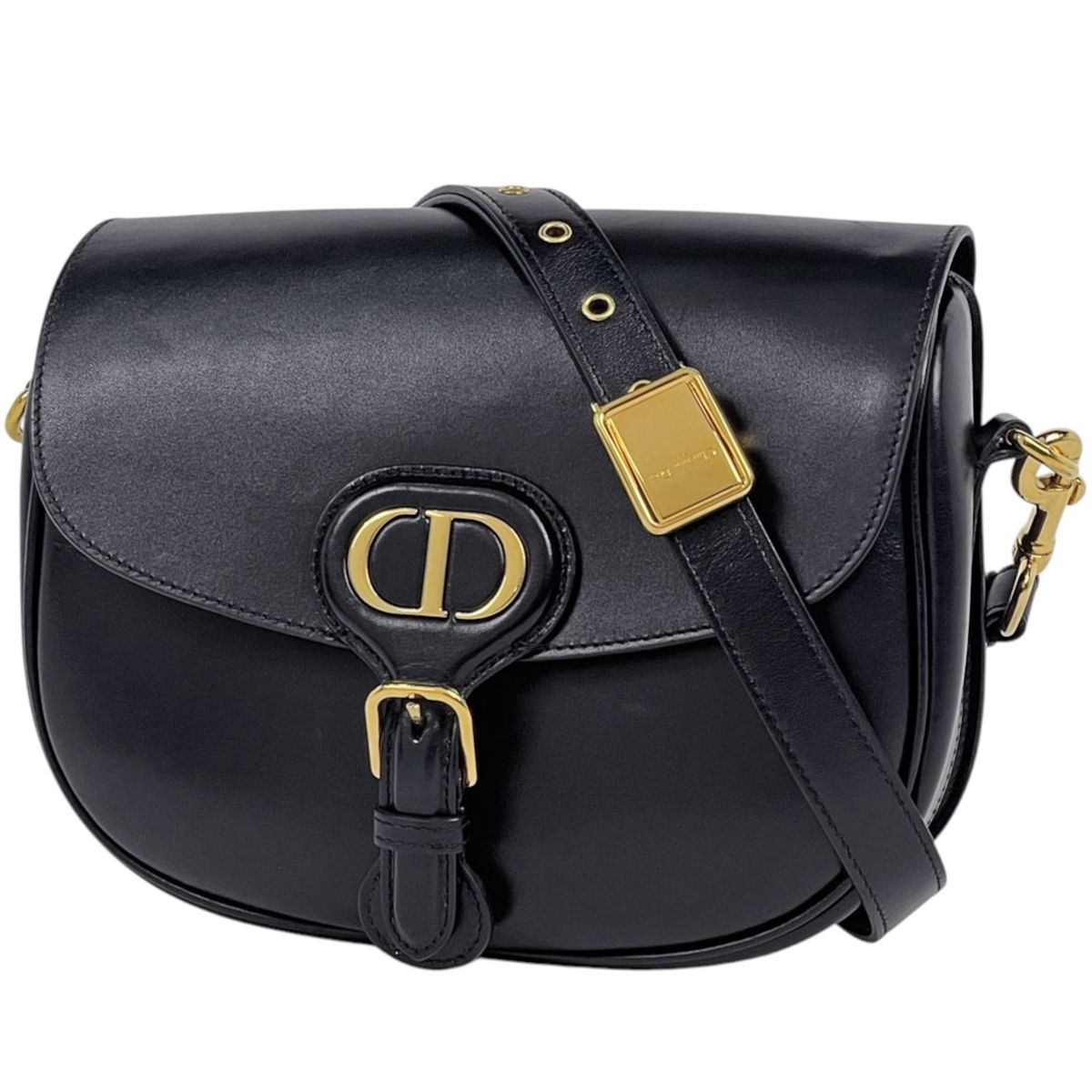 Dior Bobby Medium Shoulder Bag Leather Black