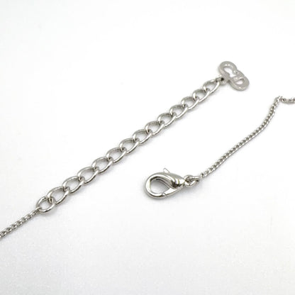 Dior Heart Y-shaped Silver Necklace — view 8