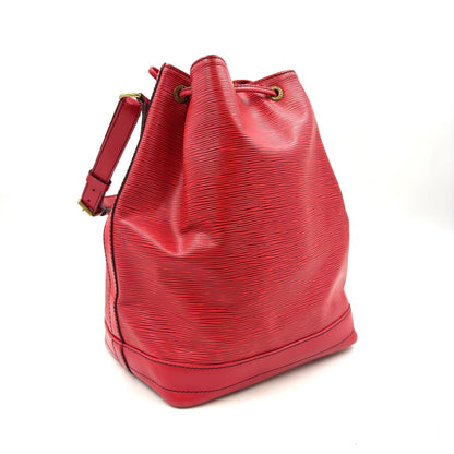 Louis Vuitton Noe Epi Castilian Red Leather Shoulder Bag Gold — view 2