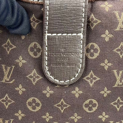 Louis Vuitton Elegy Monogram Idylle Fusain Leather Canvas Brown Handbag Gold — view 4