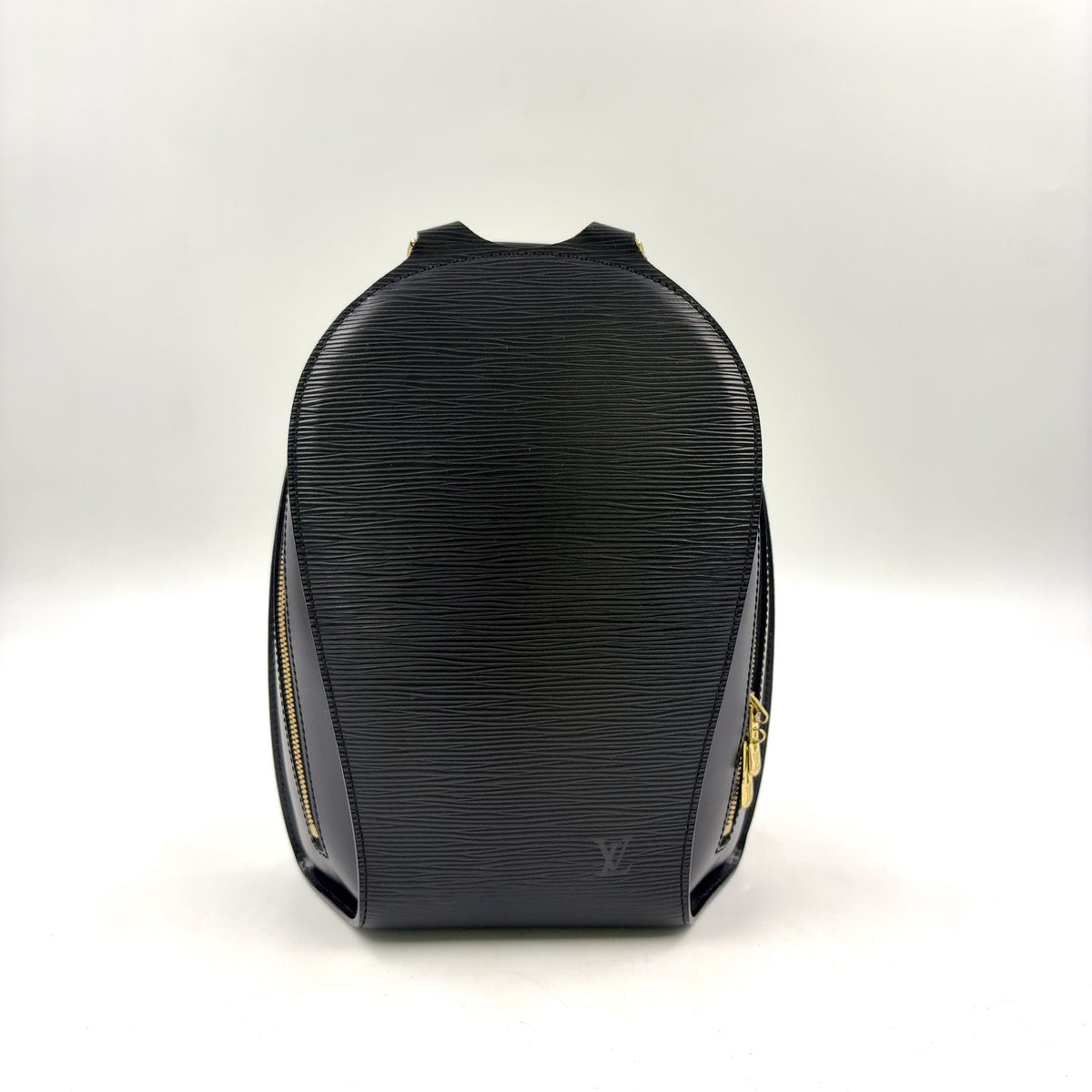 Louis Vuitton Mabillon Epi Leather Noir Black Backpack Gold