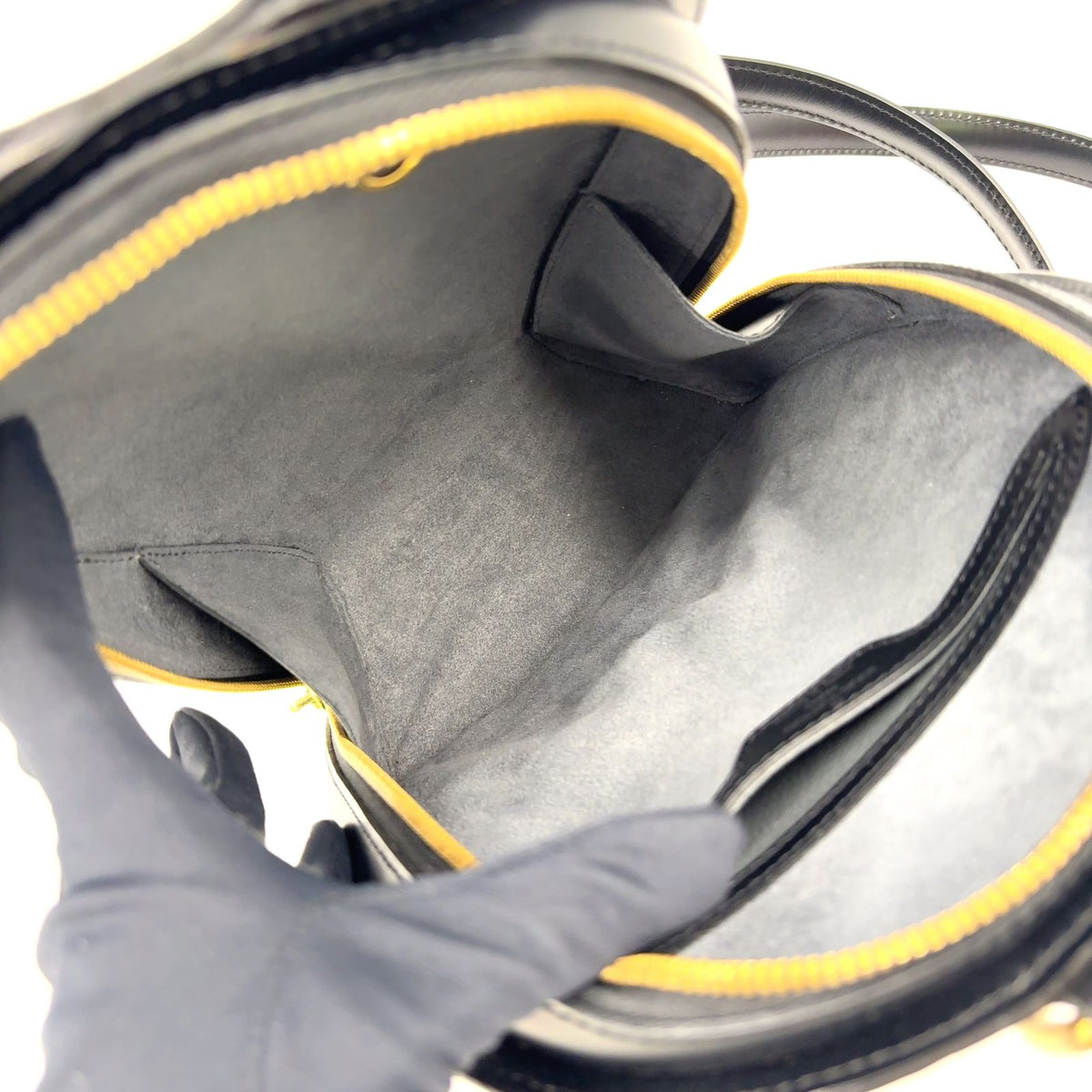 Louis Vuitton Mabillon Epi Leather Noir Black Backpack Gold — view 3