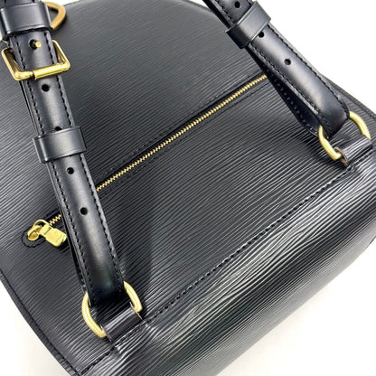Louis Vuitton Mabillon Epi Leather Noir Black Backpack Gold — view 6